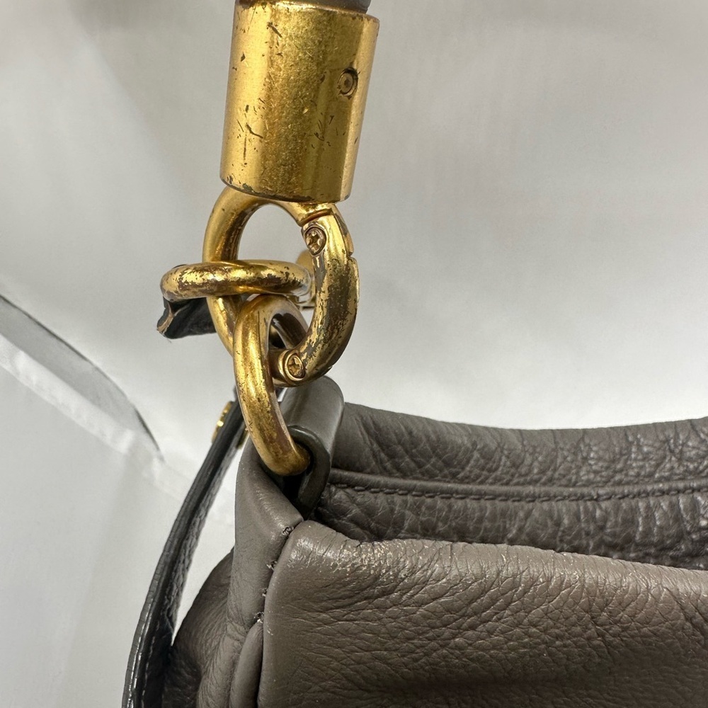 Marc Jacobs Gray leather boho handbag - Picture 6 of 8